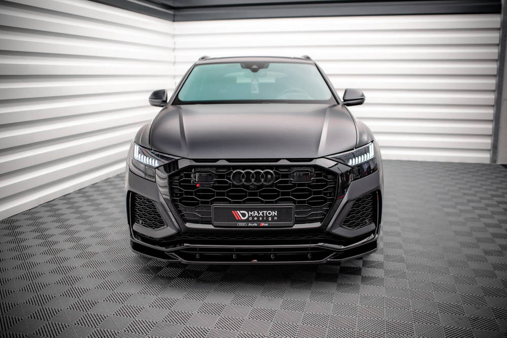 Voorspoiler V.2 Audi RSQ8 Maxton Glans Zwart
