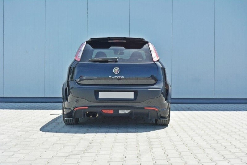 Achterzij Spoilers Fiat Punto Evo Abarth Glanzend Zwart