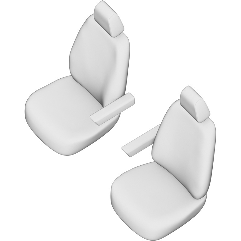 New York Design Artificial leather seat covers 1+1  Ford Transit Custom 2012-2023