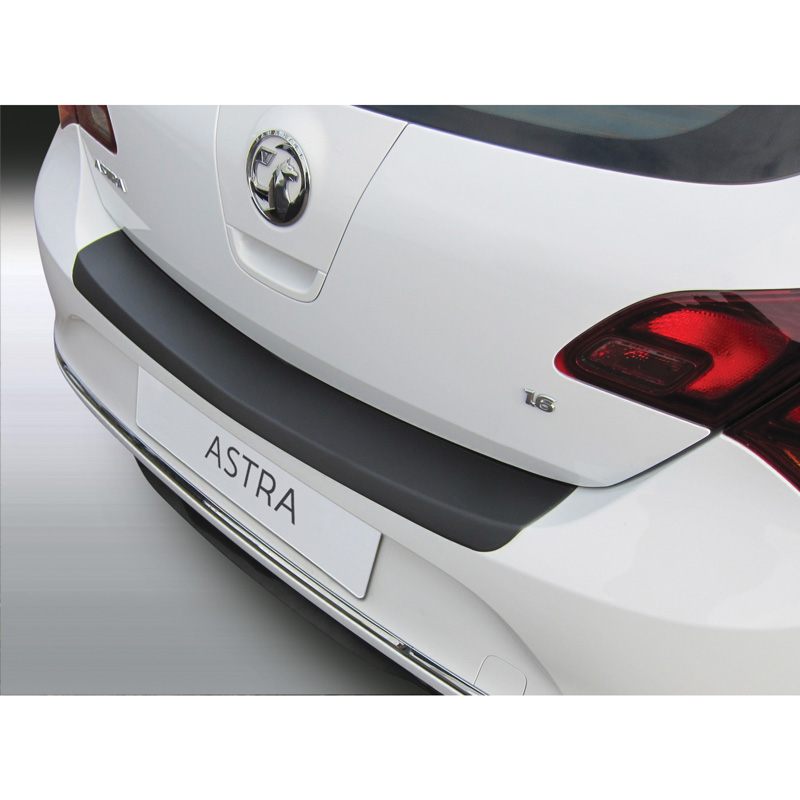 ABS Rear bumper protector  Opel Astra J 5 doors 2012-2015 Black