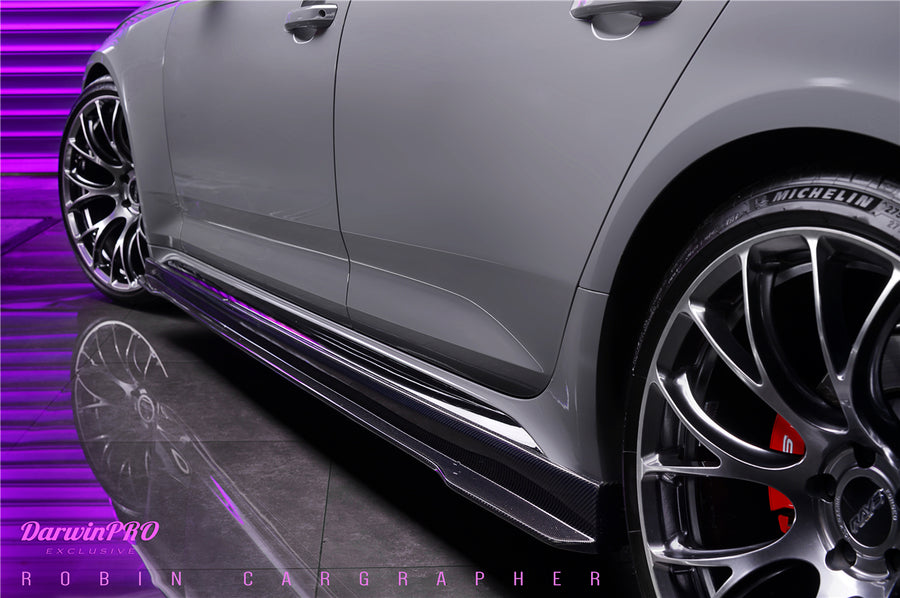 Audi RS4 B9 BKSS Style Carbon Zijskirts 2017-2022