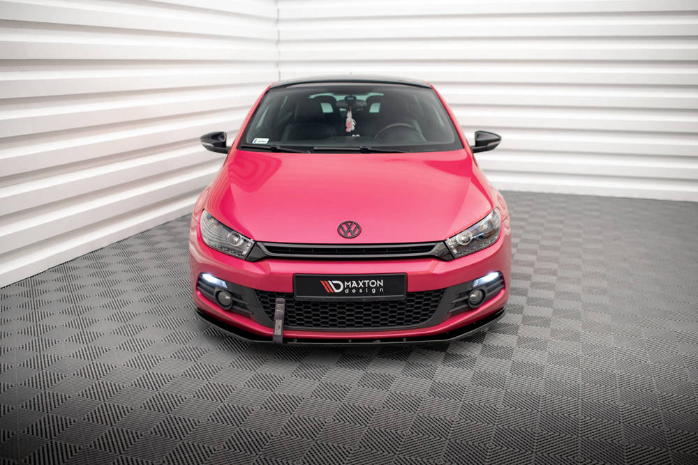 Voorspoiler V.1 Volkswagen Scirocco Maxton Glans Zwart