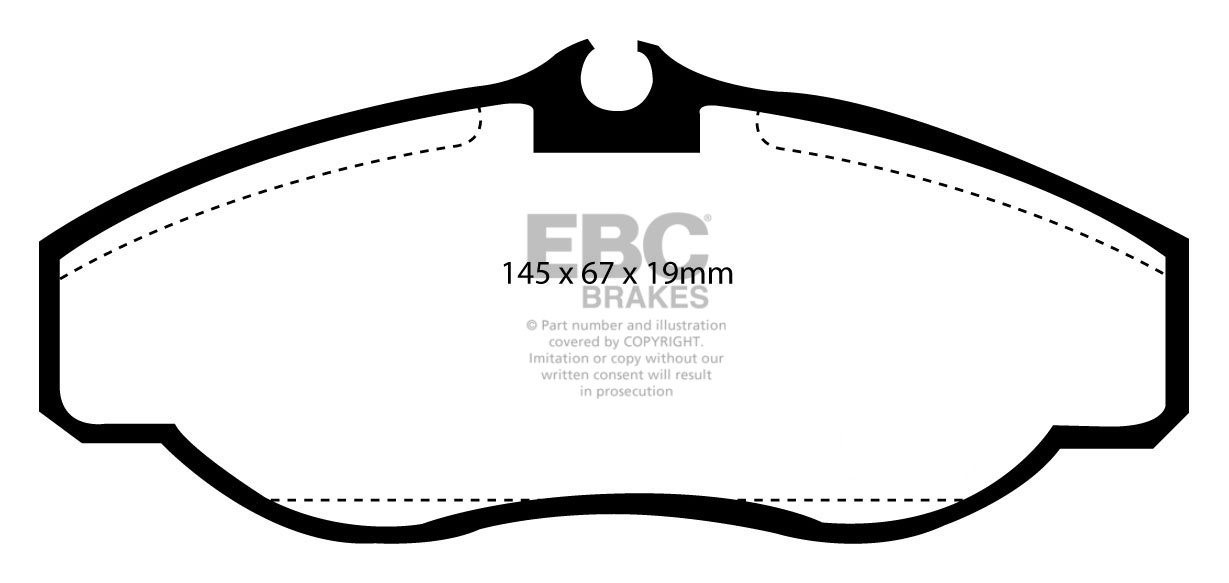 EBC Brakes ALFA ROMEO Berlina 1750 1.8 68-72 Remblokken voorzijd