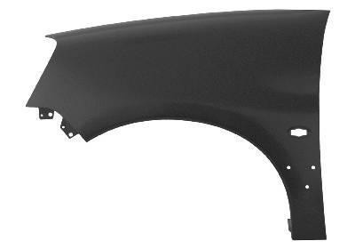 spatbord, met gat voor knipperlicht + stripgaten, links Citroen