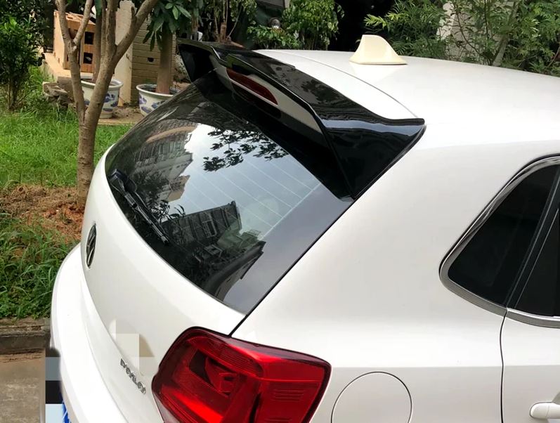 Dakspoiler VW Polo 6R 09-14 Glans Zwart