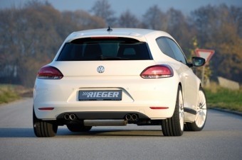 Diffuser Volkswagen Scirocco Rieger Carbon Look