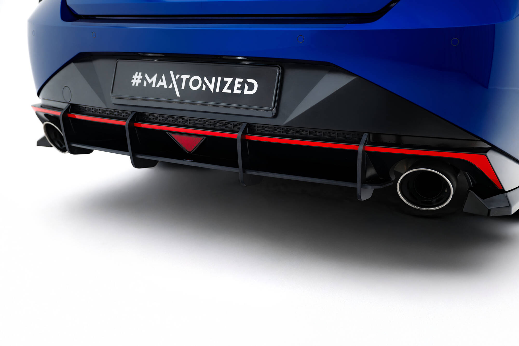 Street Pro Achter Diffuser Hyundai Elantra N MK7 Maxton Glanzend zwart
