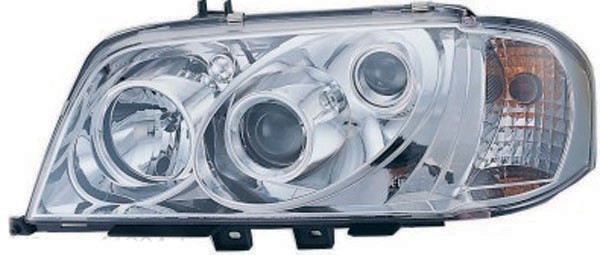 Koplampen Mercedes W202 93-00 Chroom