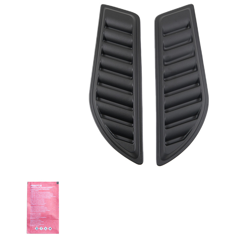 Set motorkapluchtinlaten Pick-Up 4x4 - Universeel - Matzwart