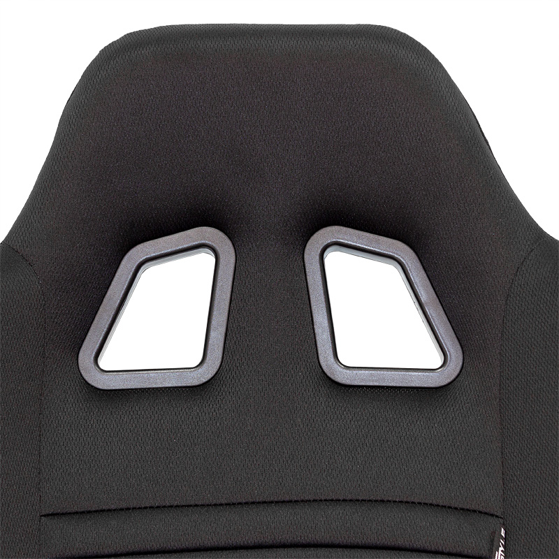 Sport seat 'T Eco' - Black - Dual-side reclinable back-rest - incl. slides