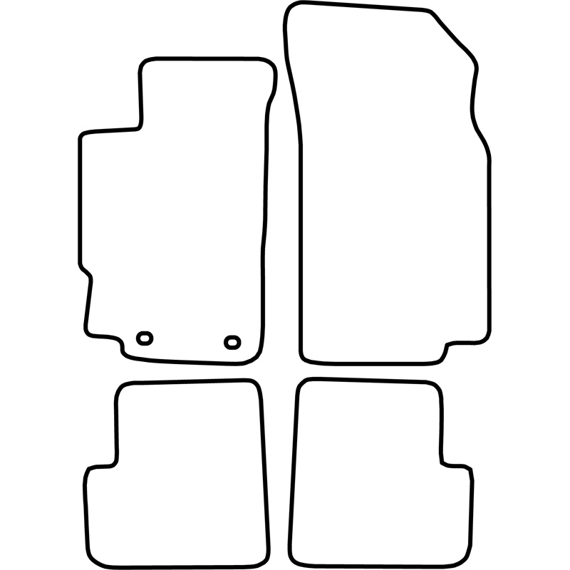 Automatten  Peugeot 406 1995-2004