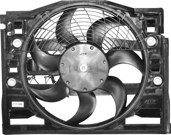 ELEK. FAN BMW E46 00-06 ALLE MODELLEN met AIRCO 450 WATT