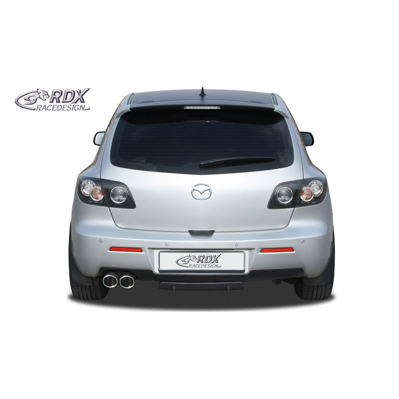 Rear bumper skirt 'Diffusor U-Diff'  Mazda 3 (BK) FL 2006-2009 (PU)