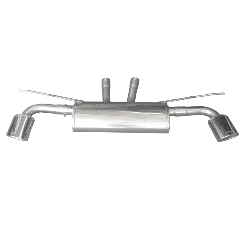 100% Inox Double Sport Exhaust  Volkswagen Touareg 5.0 V10 TDi (313HP) 2007- 150x105mm