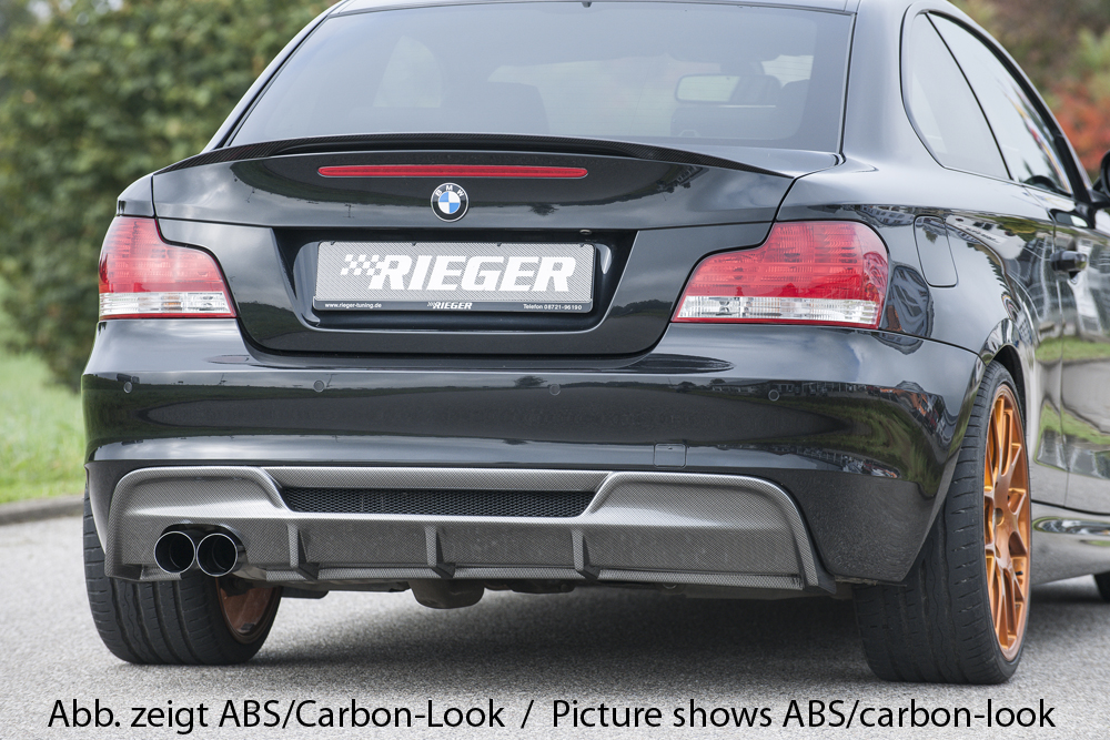 Achterdiffuser BMW 1 serie Rieger
