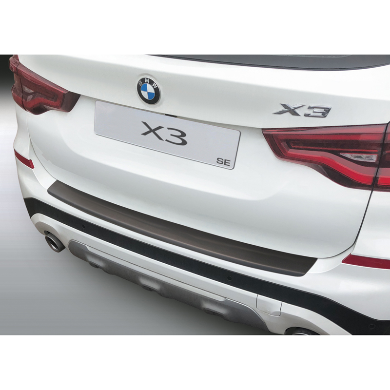 ABS Rear bumper protector  BMW X3 (G01) 10/2017- Black