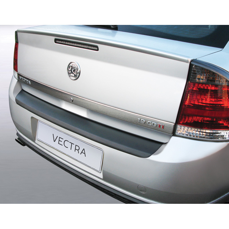 ABS Rear bumper protector  Opel Vectra C 4/5 doors 2005-2008 excl. Wagon Black