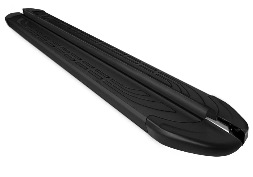 Treeplanken voor Mercedes M-Klasse W163 98-05 aluminium zwart