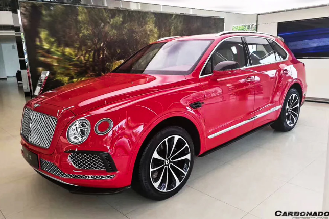 Bentley Bentayga OD Style Carbon Fiber Voorspoiler 2016-2019