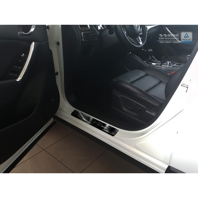 Zwart RVS Instaplijsten  Mazda CX-5 2012-2017 4-delig