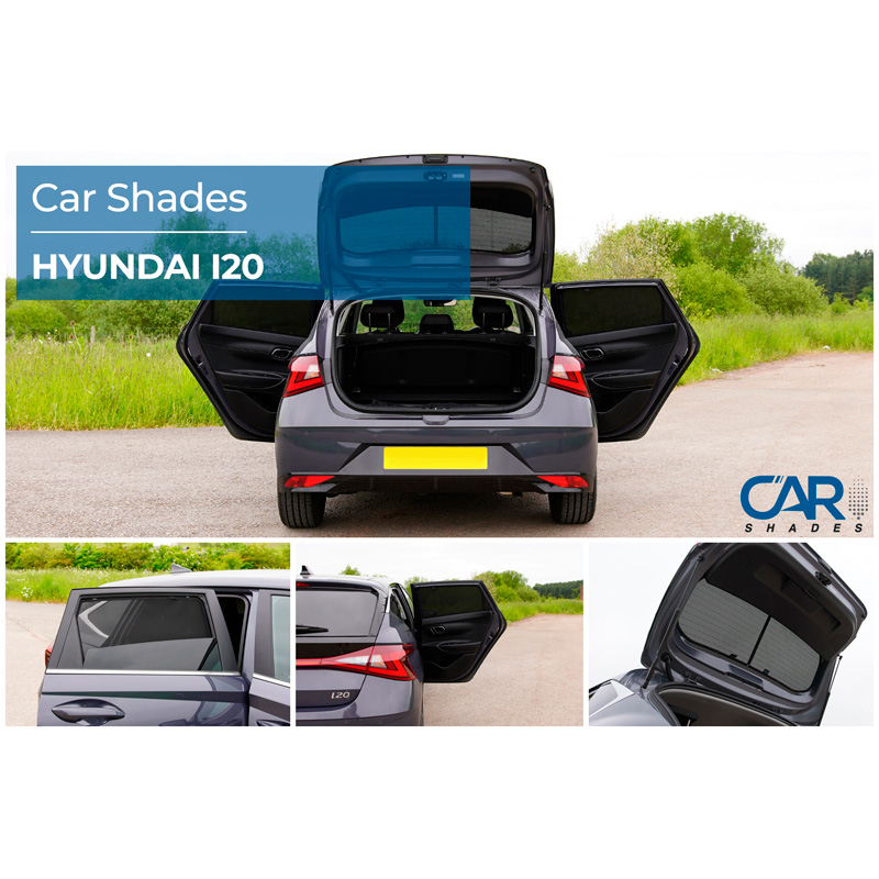 Set Car Shades  Hyundai i20 5 doors 2020- (6-pieces)