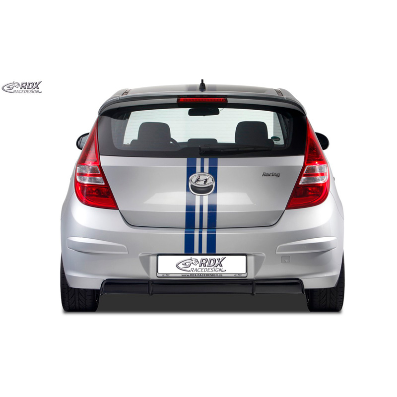 Rear bumper skirt 'Diffusor'  Hyundai i30 (FD/FDH) 2007-2010 (ABS glossy black)