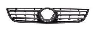 grille, zwart met chromelijsten VW Polo, 2005-2009