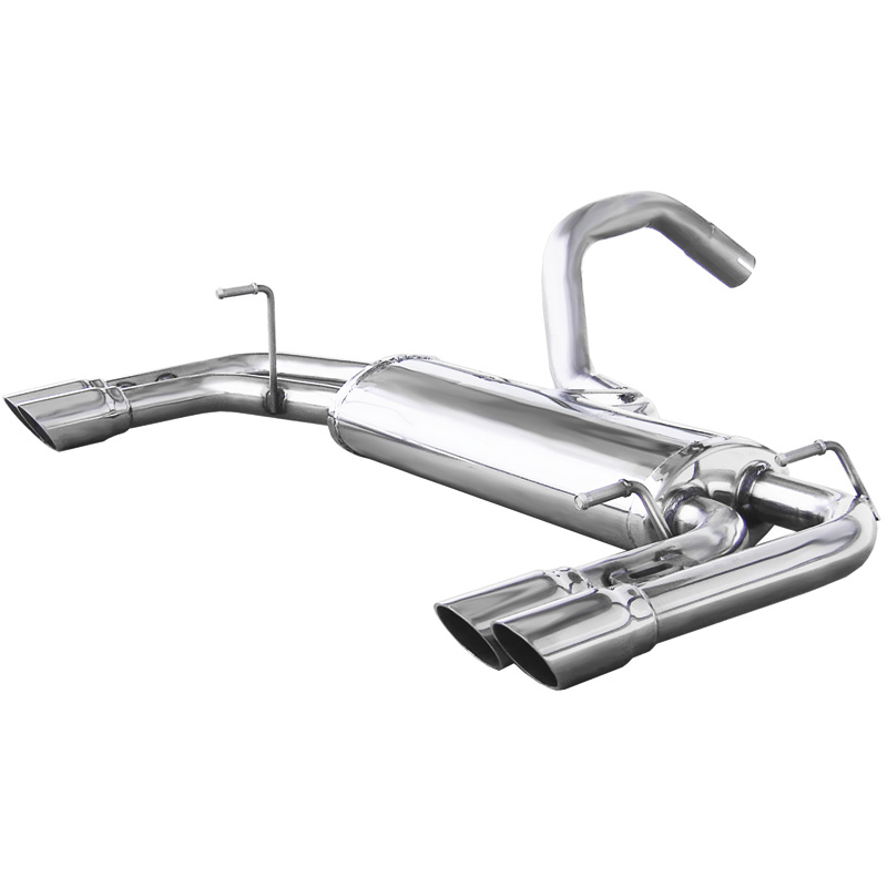 100% Inox Double Sport Exhaust  Fiat 500 Abarth 1.4T-Jet (135-160HP) 2008- + Cabrio 2010- 2x60mm (Ø48mm)