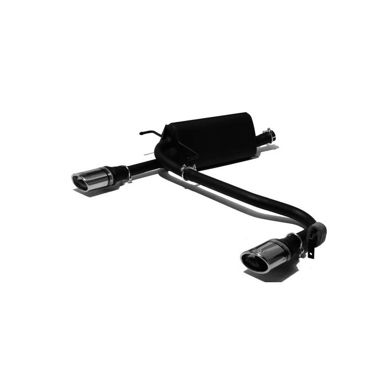 Double sport exhaust  Opel Astra H Combi 1.4i 66kW/1.6i 77kW/1.8i 92kW 2004-2009 120x80mm