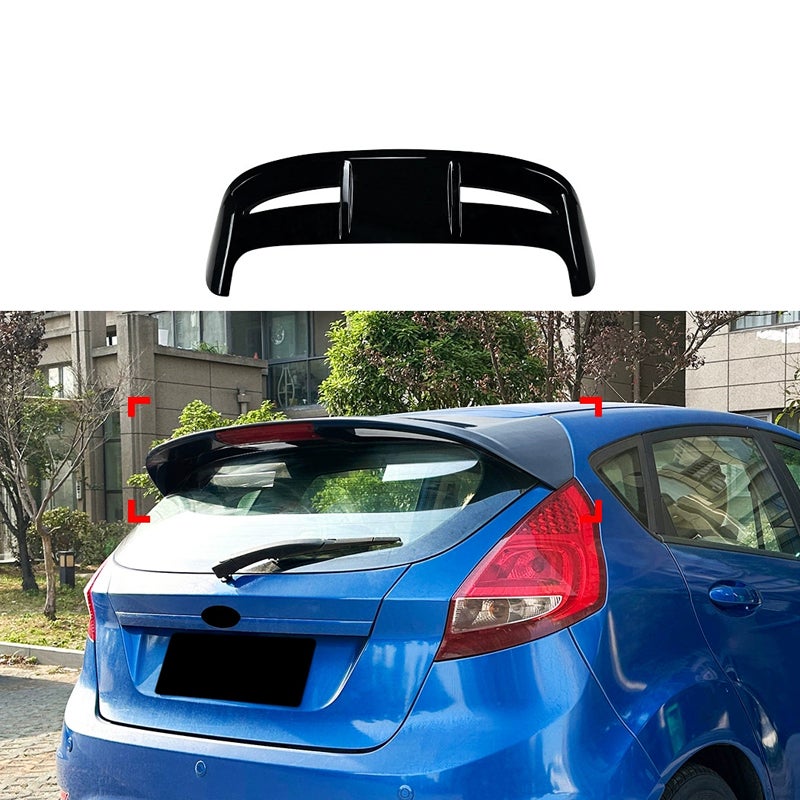 Roof spoiler  Ford Fiësta VI 2008-2017 'ST-Look' (ABS Glossy Black)