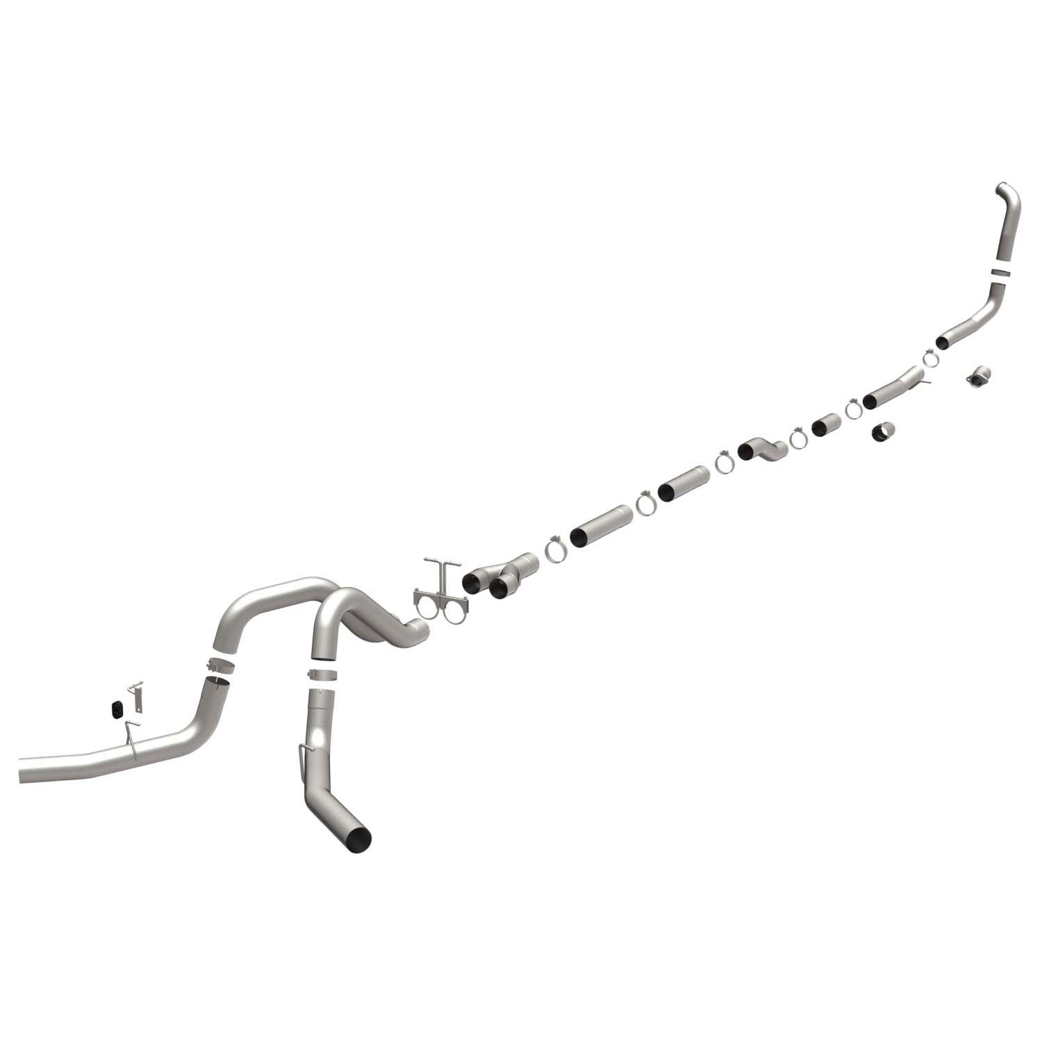 Ford SYS TB 03-07 Ford 6.0L Diesel Magnaflow Cat-BackDA