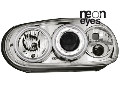 Koplampen VW Golf IV Angel Eyes Ice CCFL