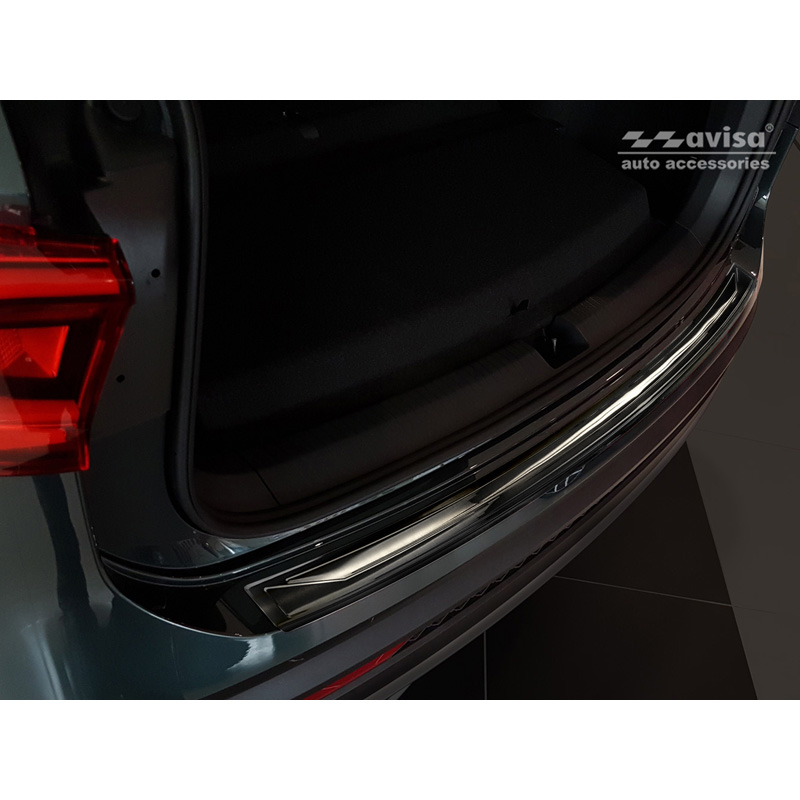 Zwart RVS Achterbumperprotector  Seat Tarraco 2019-