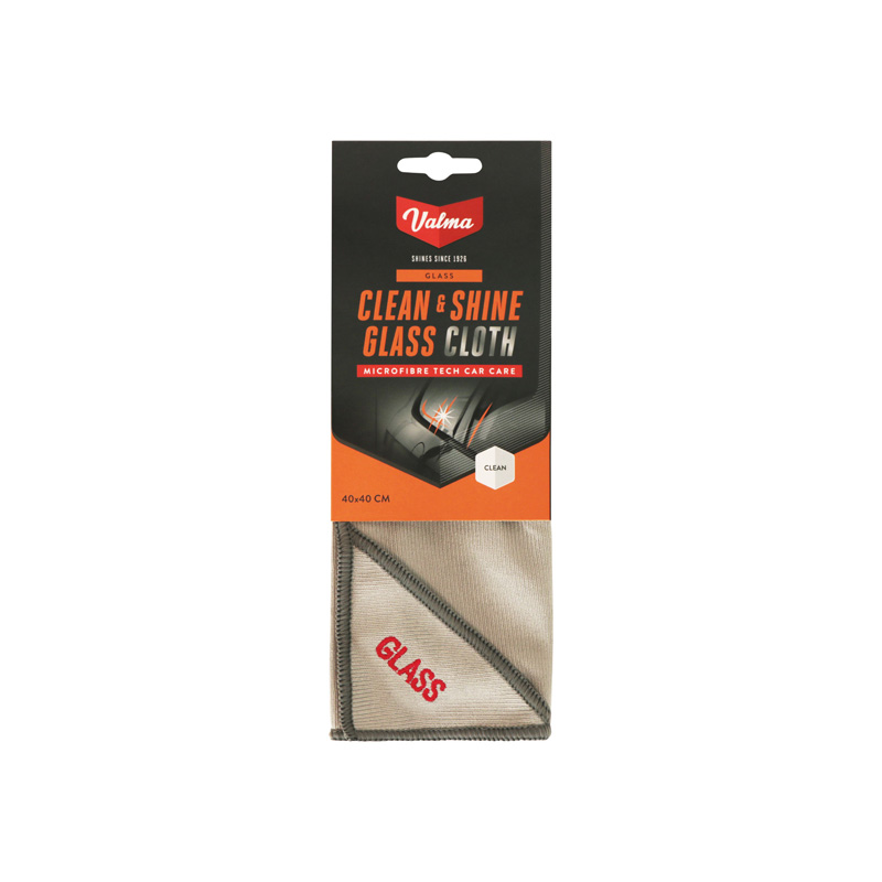 Valma V011 Clean & Shine Microfiber Glass Towel