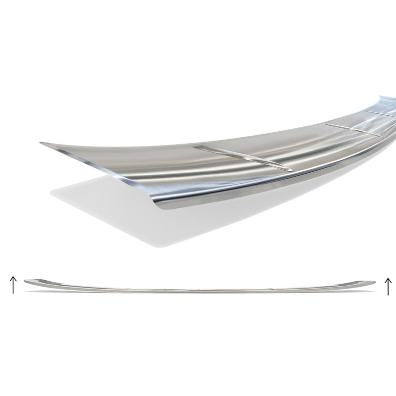 Avisa RVS Achterbumperprotector  BMW 5-Serie G31 M-Sport Touring Facelift 2020-2024 'Ribs'