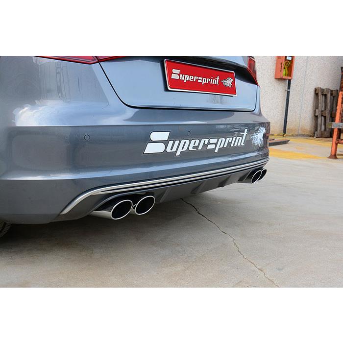 AUDI A3 8VA Sportback 1.8 TFSI (180 Hp) 2013 -> 2015 Endpipe kit 100x75 Right + 100x75 Left