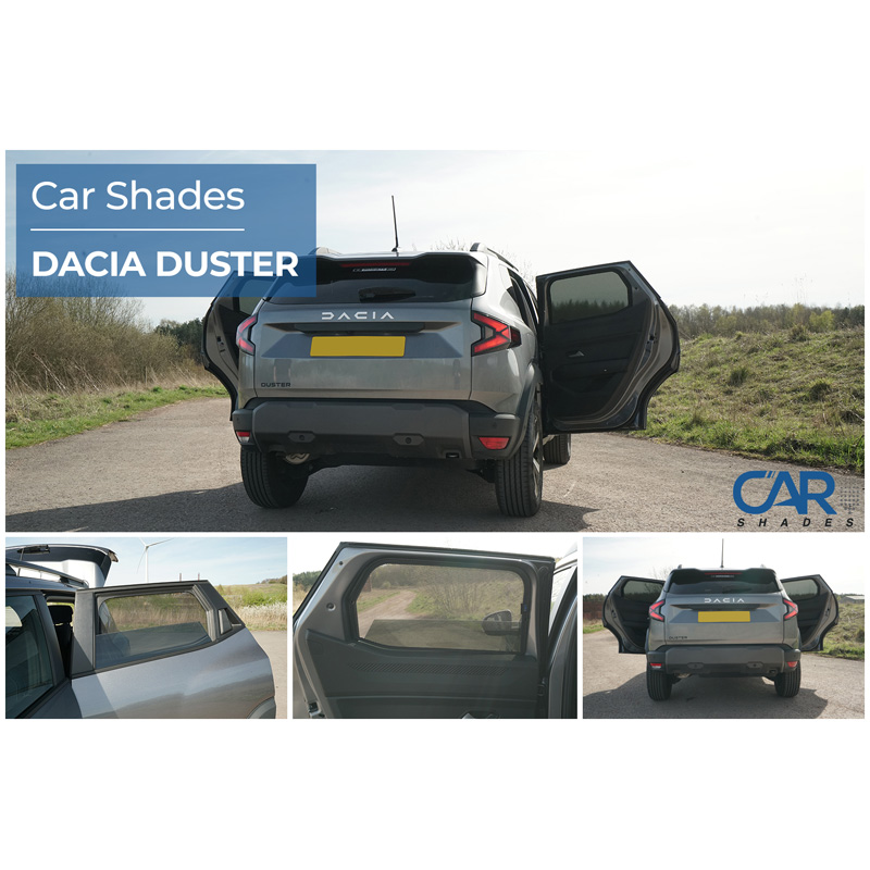 Set Car Shades (rear side doors)  Dacia Duster III 2024- (2-pieces)