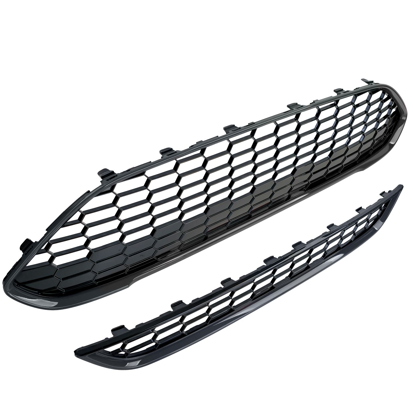 Grill Ford Fiesta 13–17 Honingraad ST Look Glans Zwart