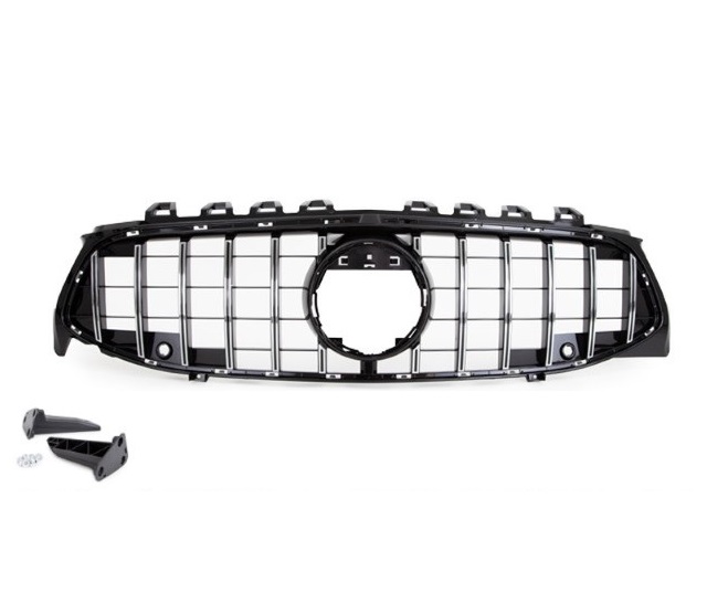 Grill Mercedes CLA C118, X118 Zwart Chroom 19-23 GT Look