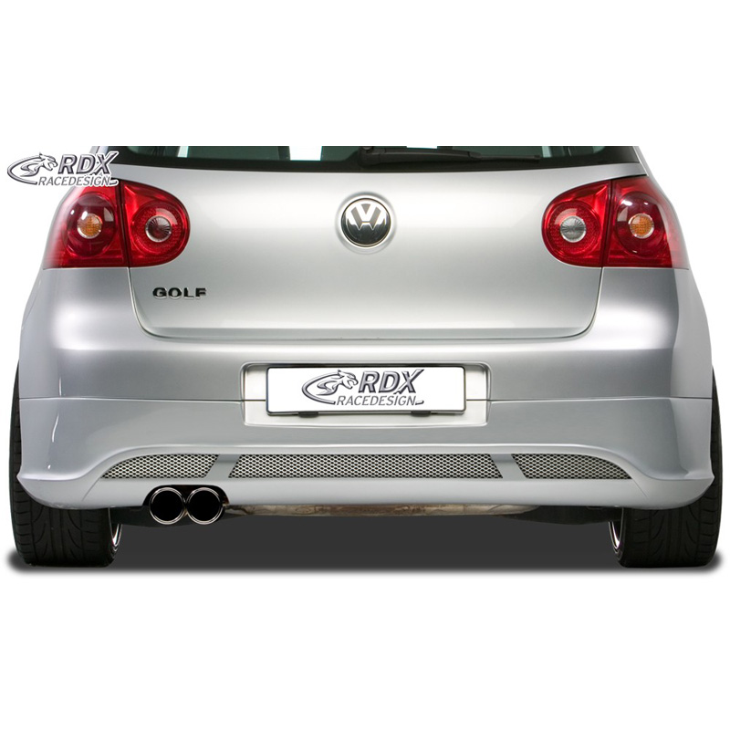 Rear bumper skirt  Volkswagen Golf V Hatchback 3/5-doors 2003-2008 'V2' (exhaust left) excl. Variant/Plus (ABS)
