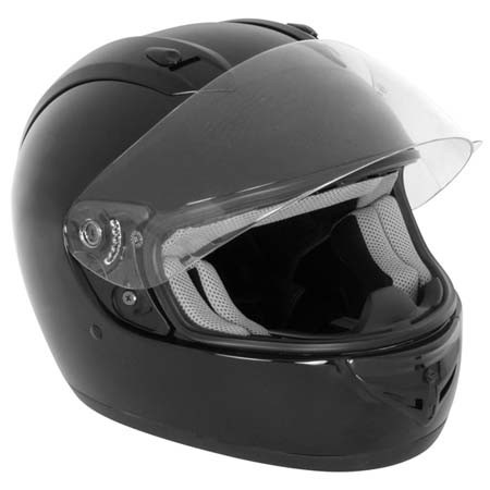 Motorhelm integraal zwart L