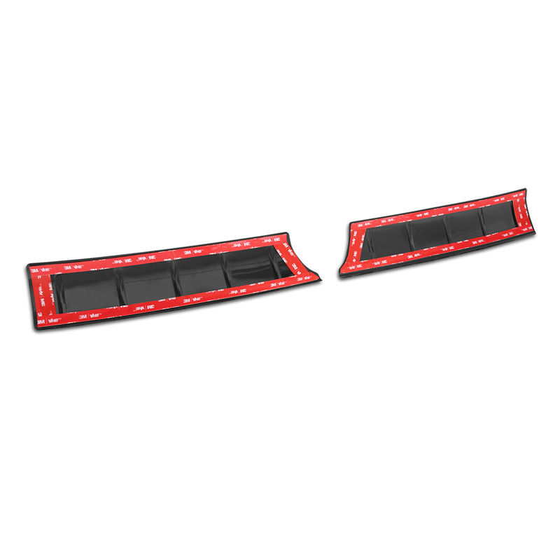 Black Stainless Steel Rear bumper protector  Suzuki Swift VI 2024- 'Ribs'