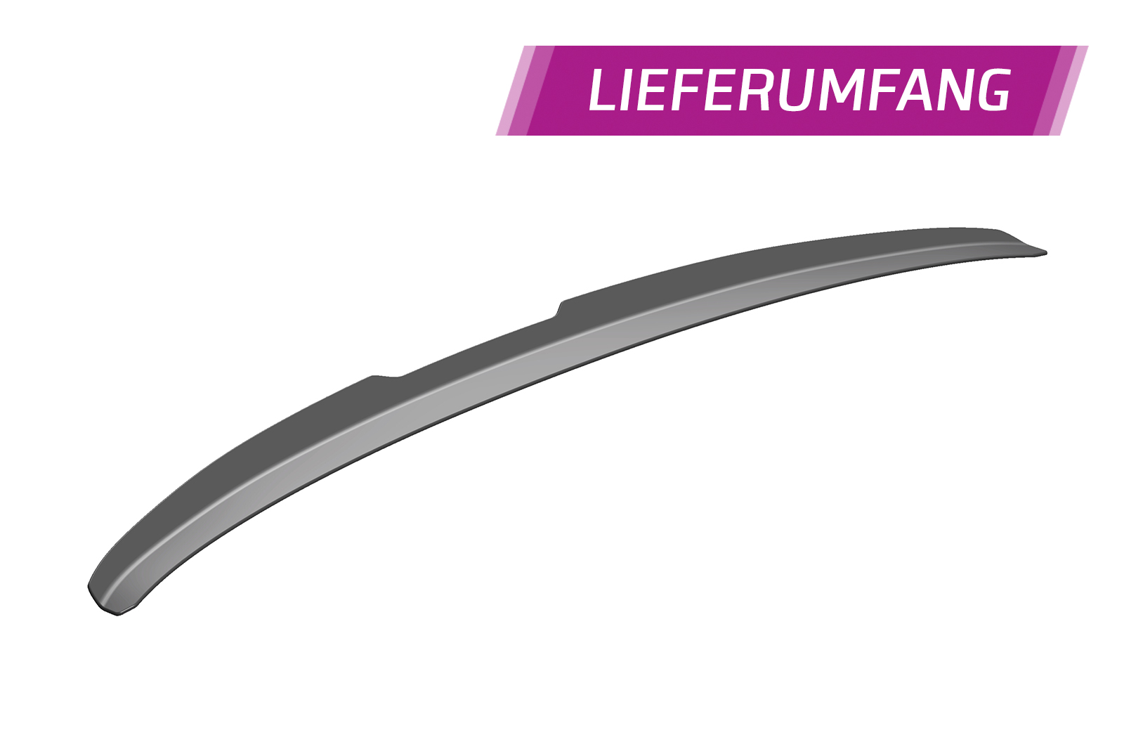 Spoiler Audi A1 (Type GB) CSR Glans Zwart