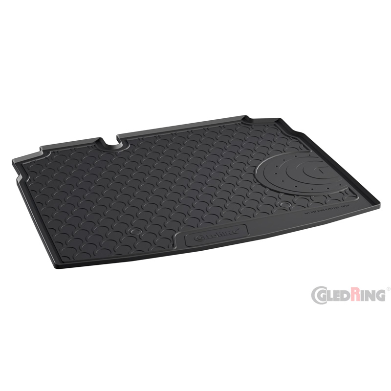 Rubbasol (Rubber) Trunk mat  Volkswagen Golf V & VI HB 3/5-doors 2003-2012 (with mini spare tire)