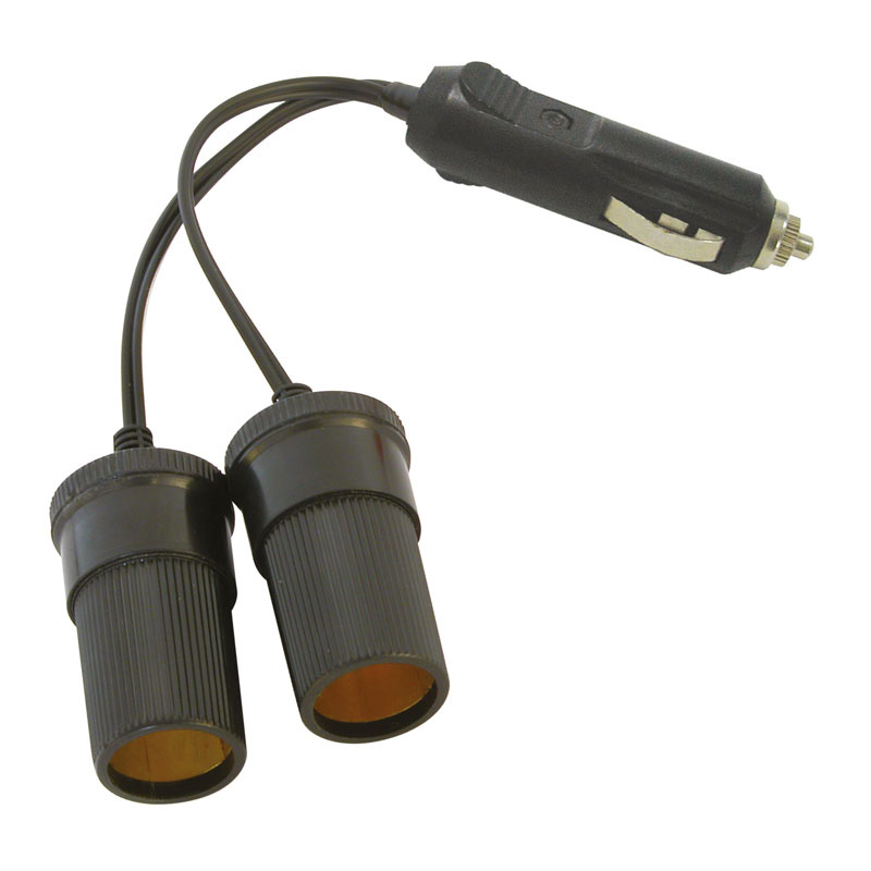 Carpoint Double Cigarette Lighter Socket 2x12/24V 5A