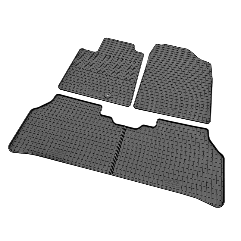 CIKCAR Rubber car mats set  Hyundai Inster EV (AX1) 2024- (3-pieces + fixing system)