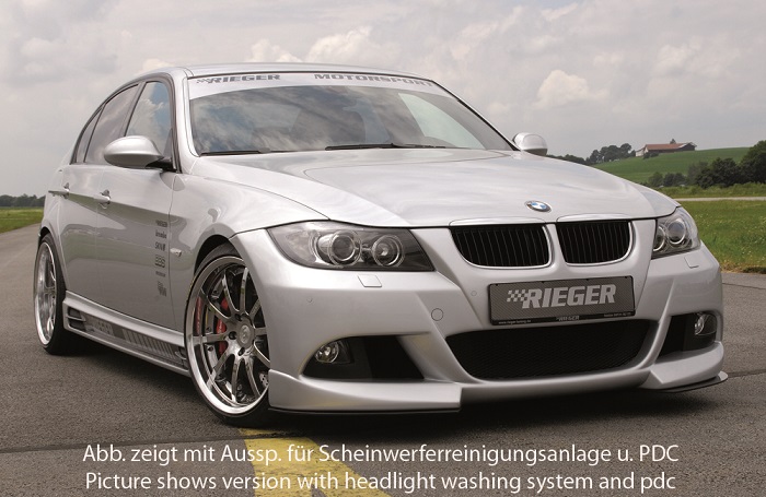 Frontbumper BMW E90 met ABE Rieger