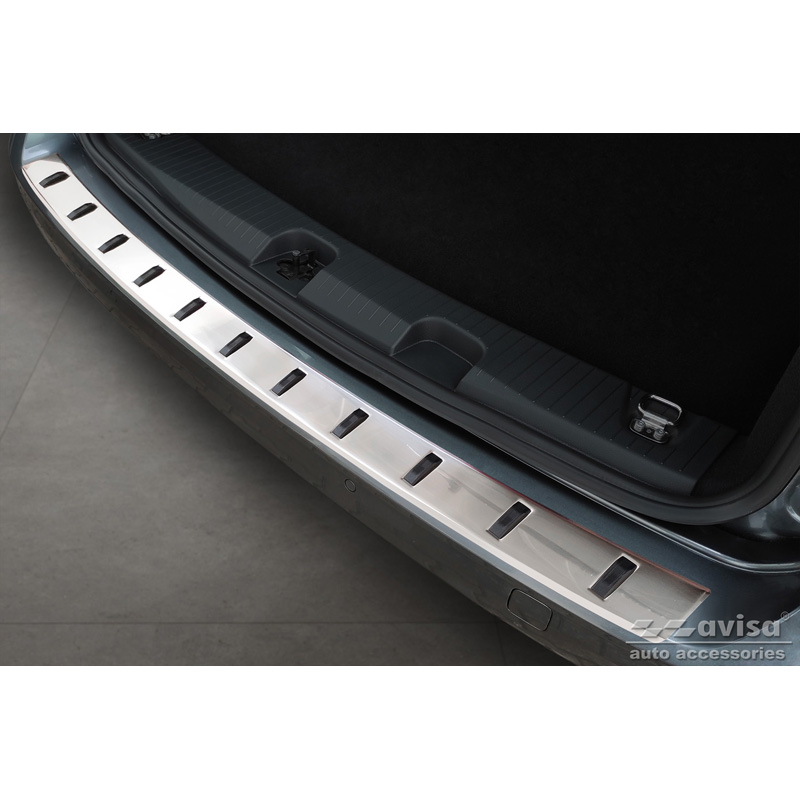 Stainless Steel Rear bumper protector  Volkswagen Caddy V Cargo & Combi 2020- 'STRONG EDITION'
