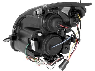 Koplampen Alfa Romeo Mito 08- Devil Eyes real DRL LED Chroom