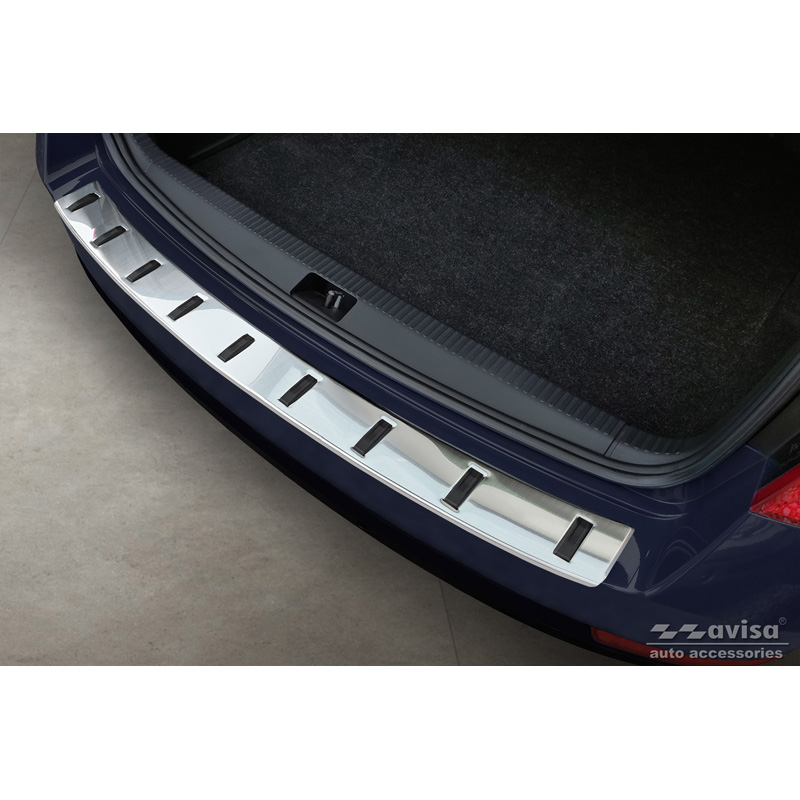 Stainless Steel Rear bumper protector  Skoda Octavia III Combi Facelift 2017-2020 'STRONG EDITION'
